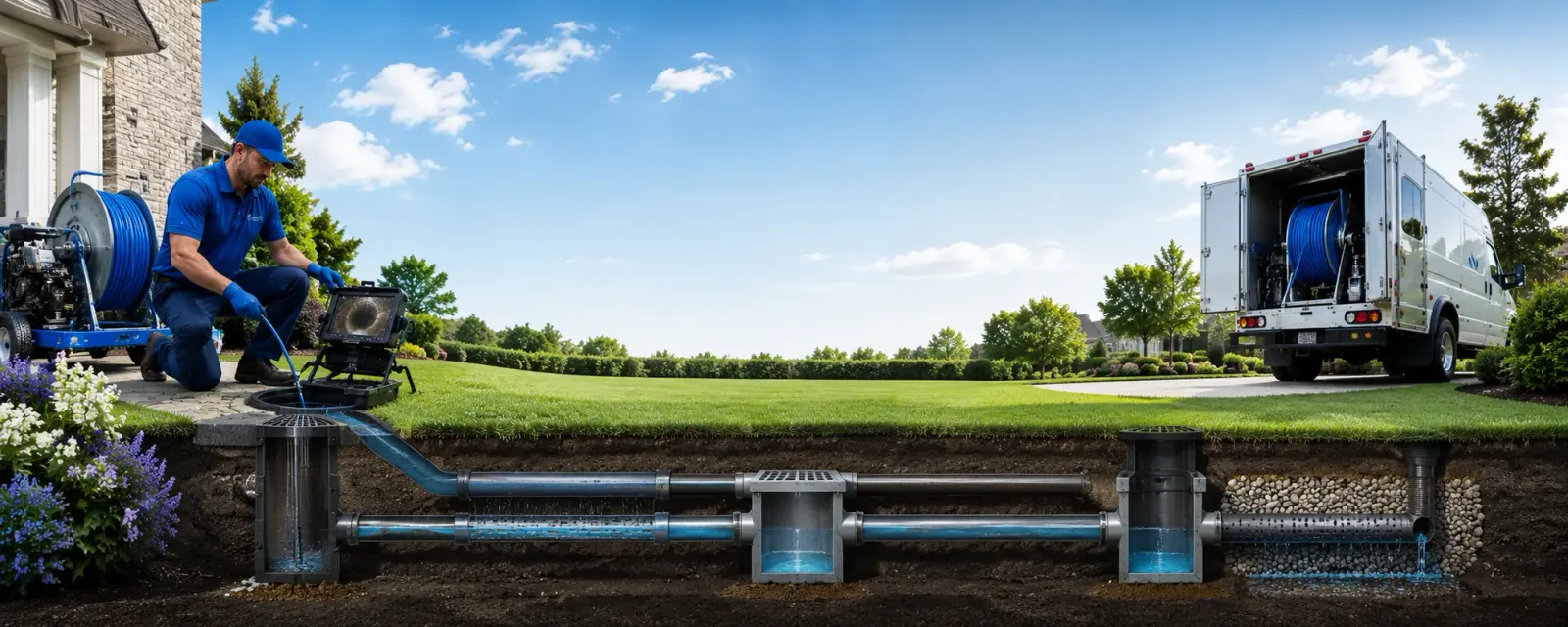 Outdoor drain cleaning information for Delaware, OH